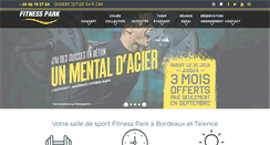 Desktop Screenshot of fitness-park-bordeaux.com